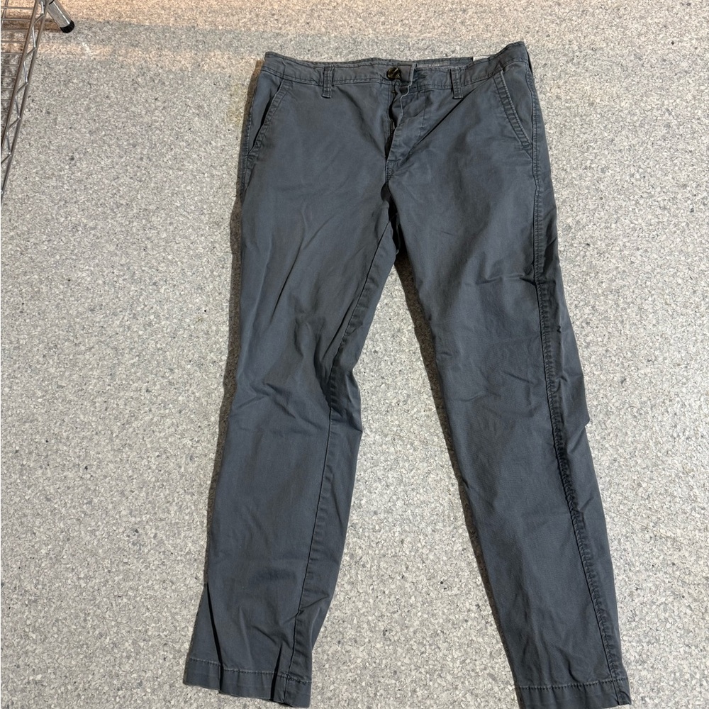 Aeropostale Gray Chino Pants Slim Fit